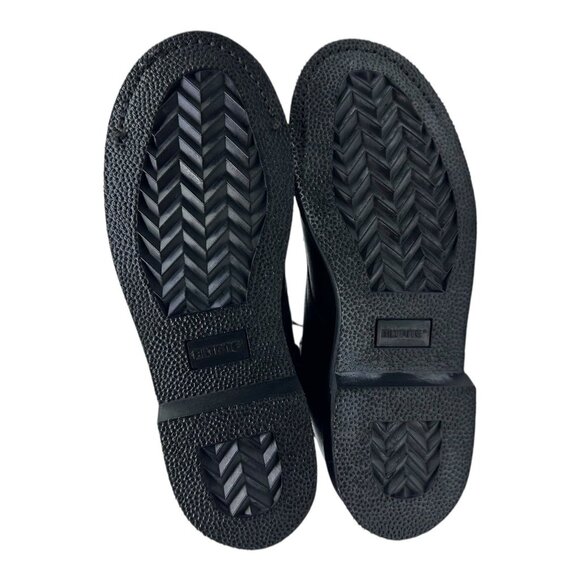 Vtg Addison Shoe Co Black Safety Work Boots Men's Sz 14R NWT Punk Grunge Police - Picture 3 of 13